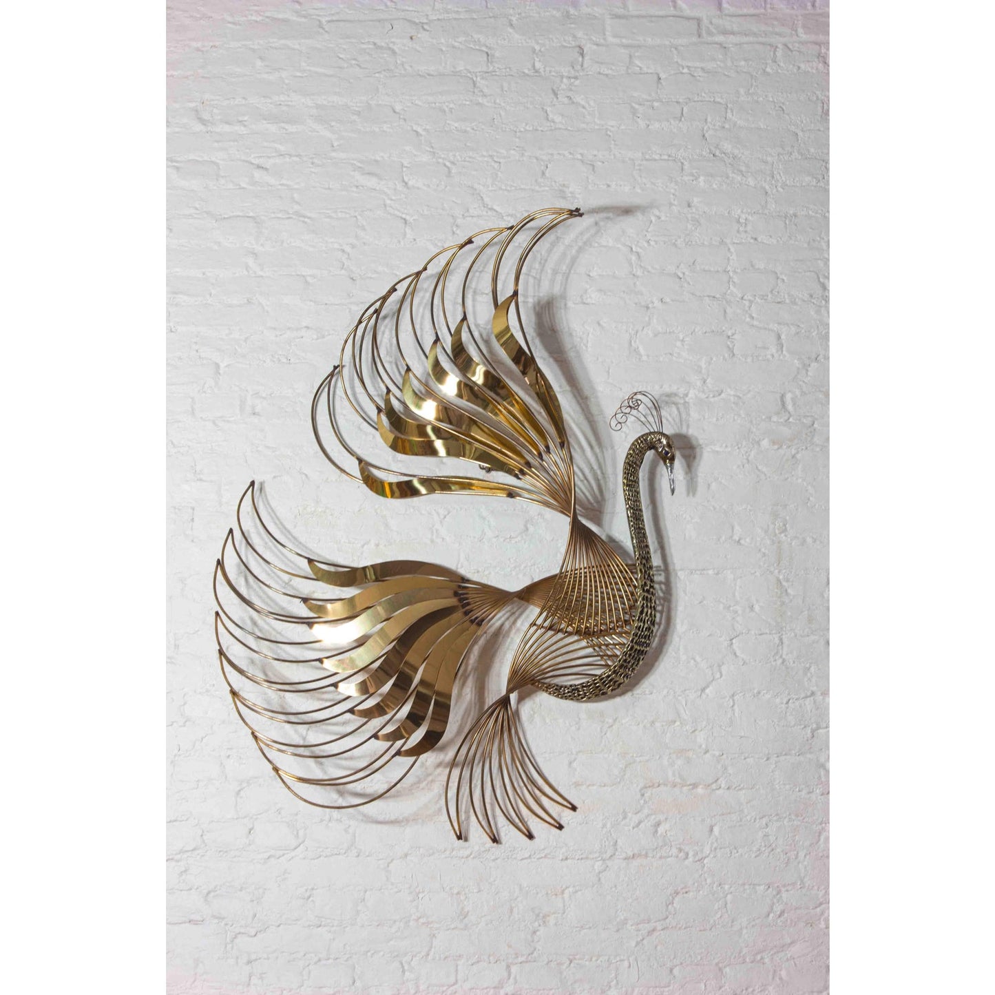 Peacock Wall Sculpture - Curtis Jere