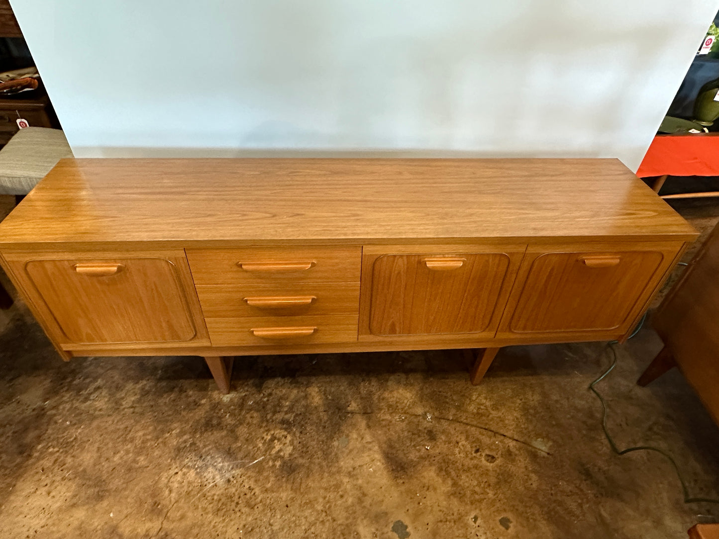 1960S MCM TEAK CREDENZA BY STONEHILL FURNITURE OF THE UK