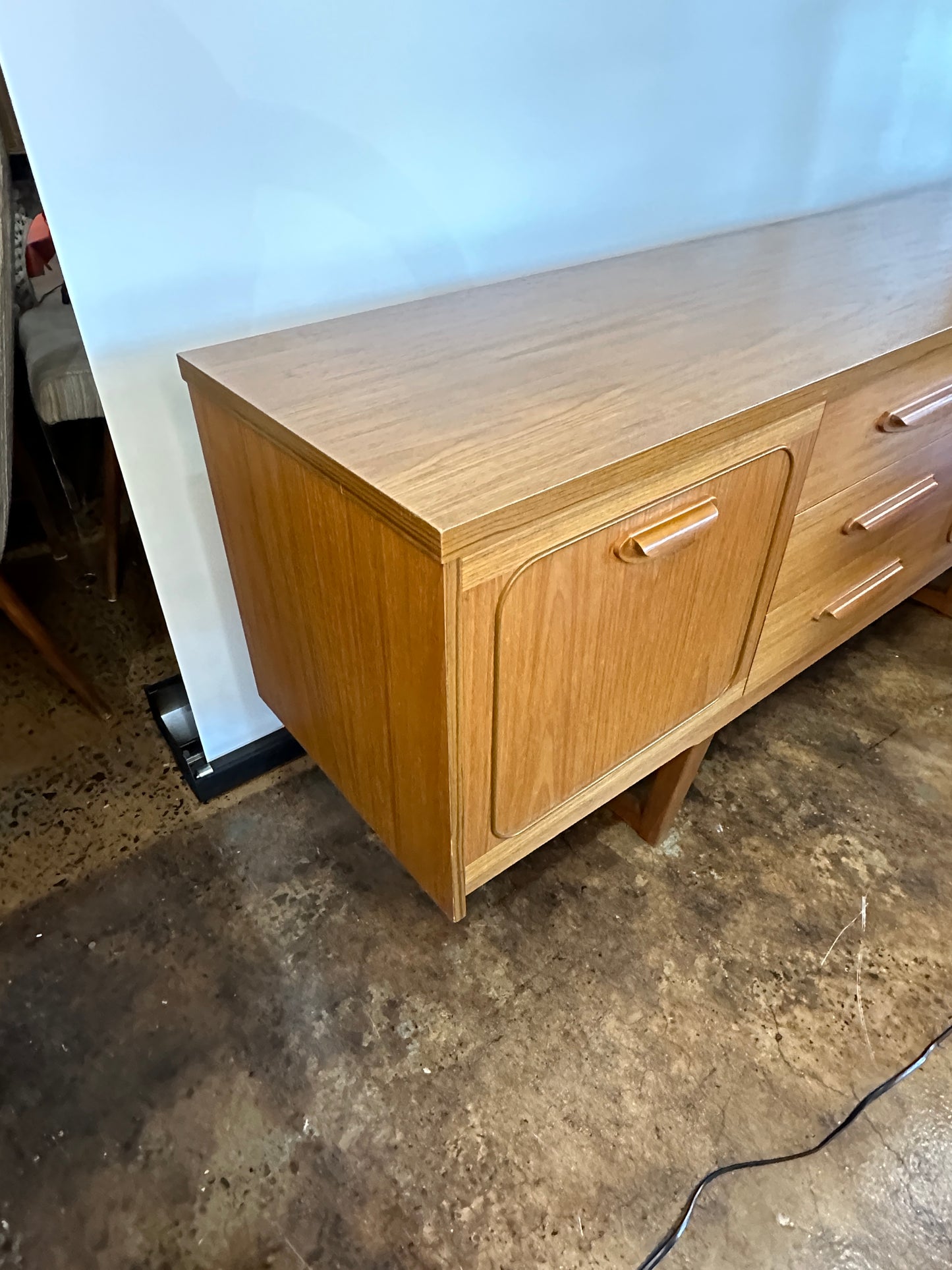 1960S MCM TEAK CREDENZA BY STONEHILL FURNITURE OF THE UK