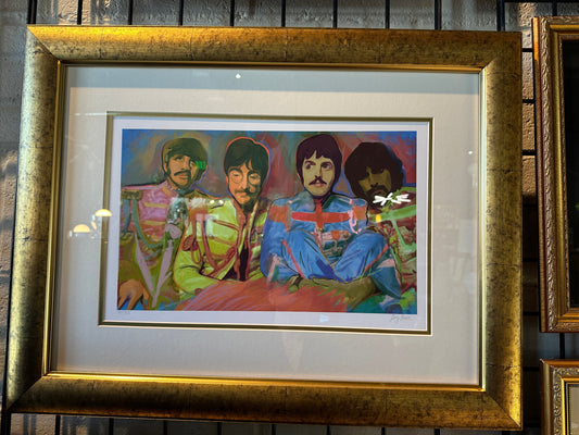 SIGNED, NUMBERED LIMITED EDITION PRINT OF THE BEATLES BY IVY LOVE