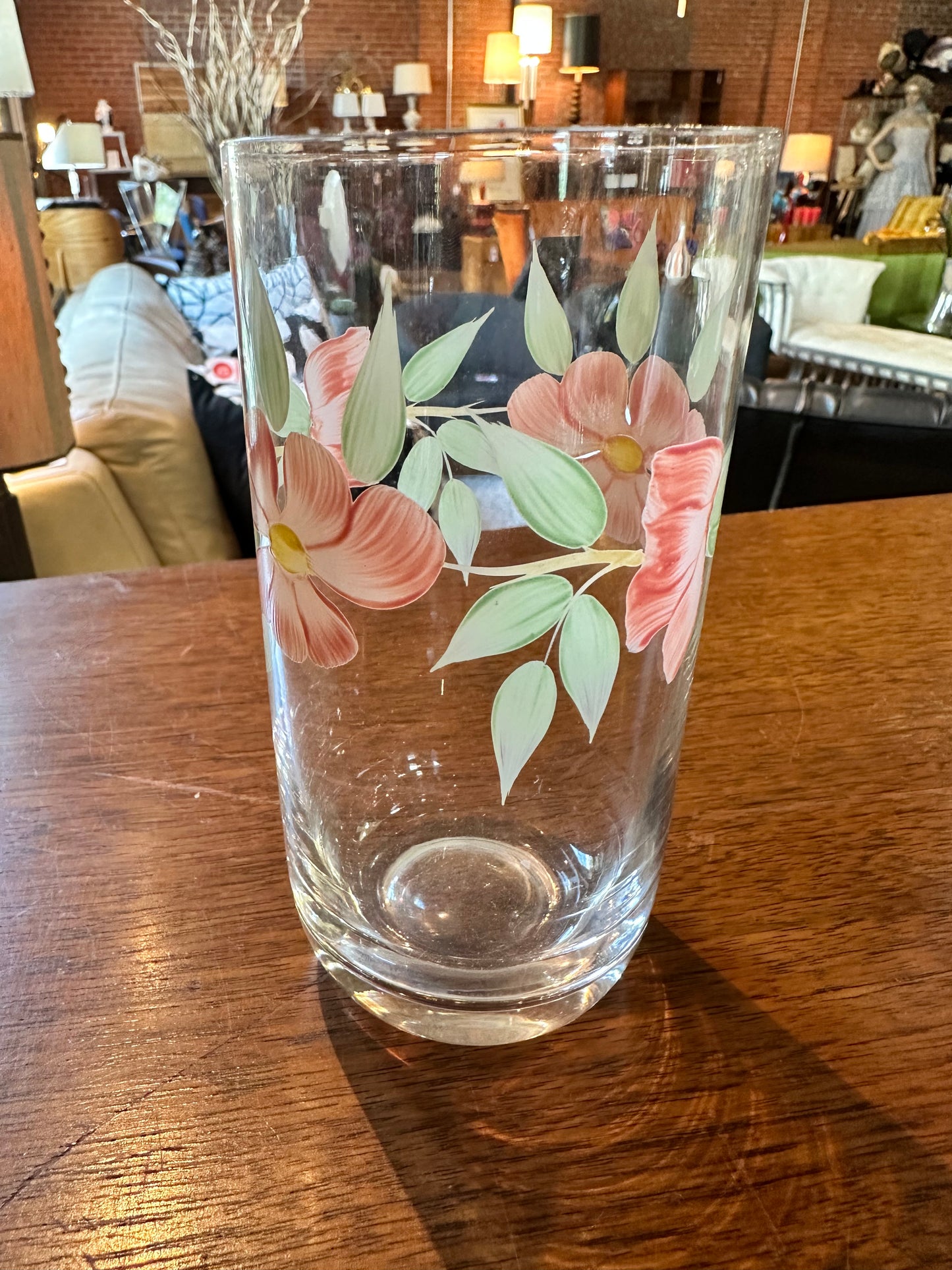 SET OF 8 FRANCISCAN DESERT ROSE GLASSES