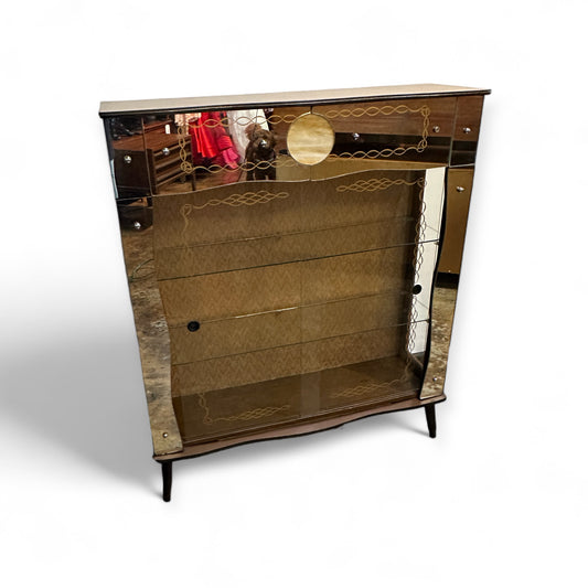 BRITTISH 1930S ART DECO COCKTAIL CABINET