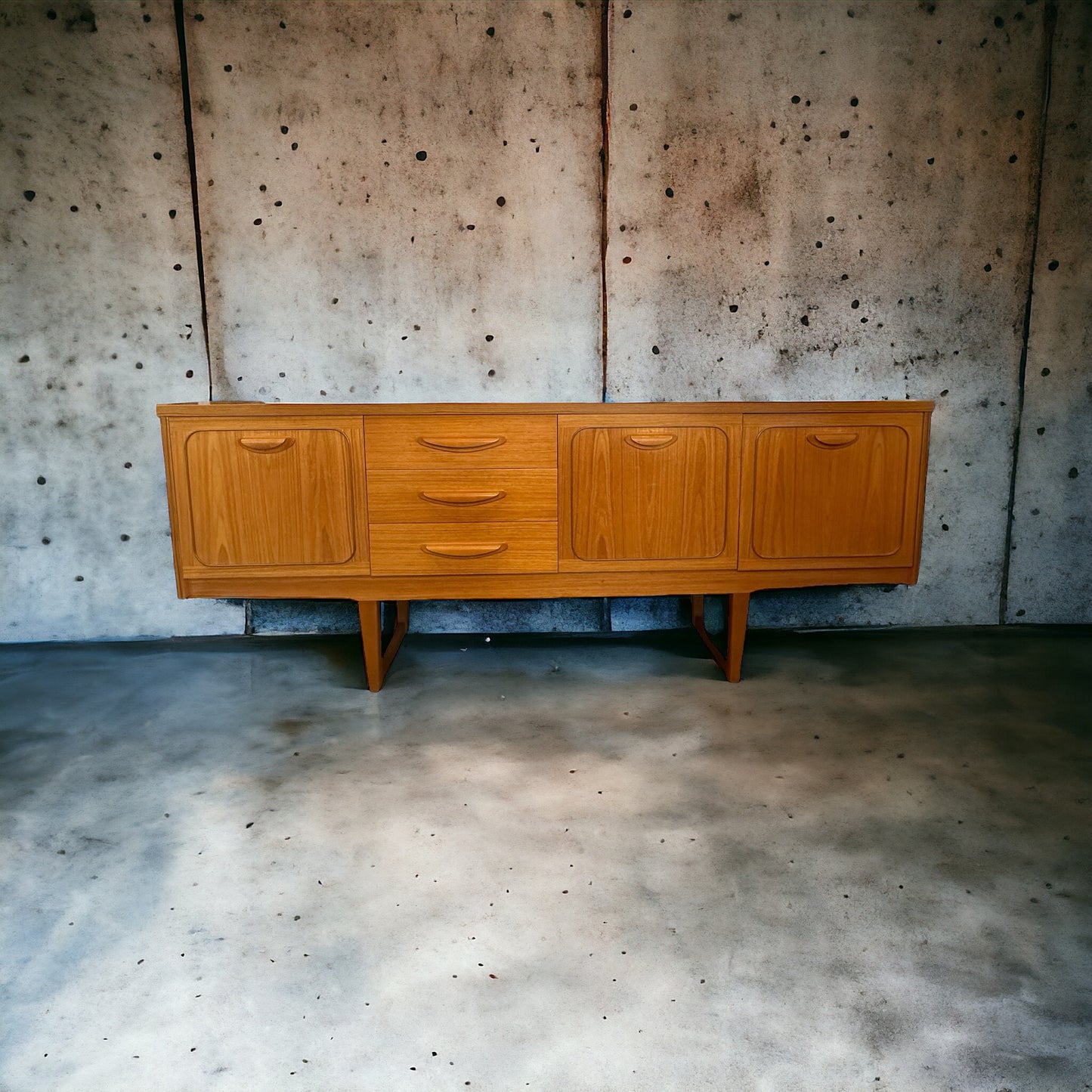 1960S MCM TEAK CREDENZA BY STONEHILL FURNITURE OF THE UK