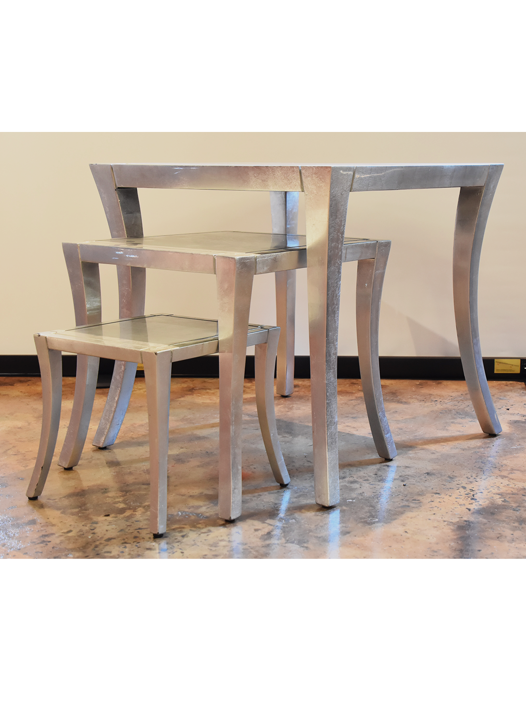 Set of Three "Audrey" Nesting Tables by Alden Parkes