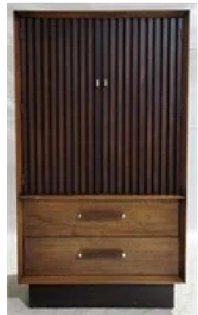 Lane Tower Suite Rosewood and Walnut Armoire